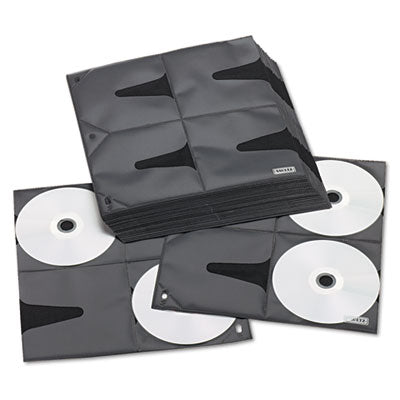 HOLDER,CD PAGES,25/PK,BK