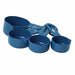 Measuring Cup Set of 4 Blue Plastic