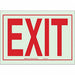 Exit Sign 7X10 R/WHT Exit ENG Text