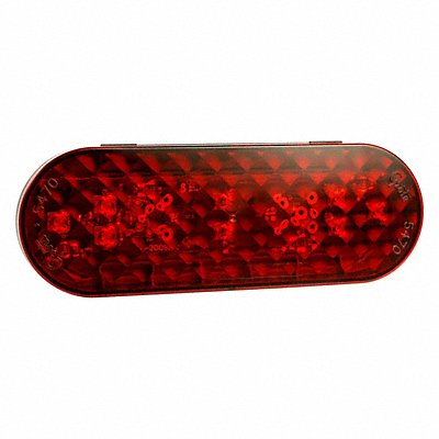 Stop Turn and Tail Light Oval Red