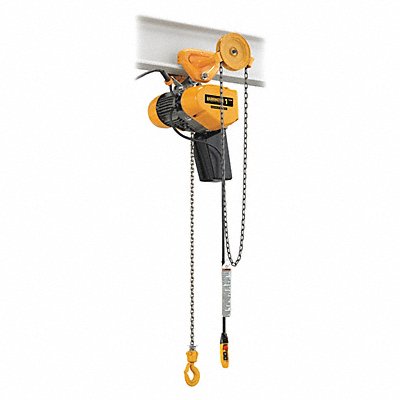 Electric Chain Hoist 14.8A 25/4.2 fpm