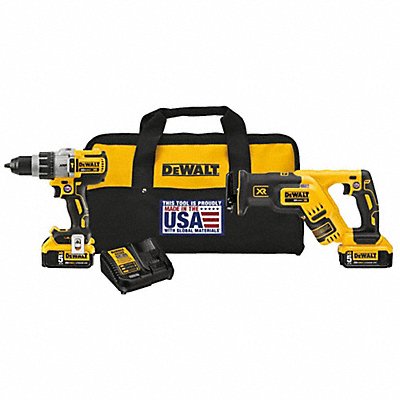 Cordless Combination Kit 2 Tools 20V DC