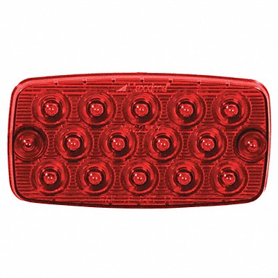 LED Marker Rectangular Red 4-5/8 L