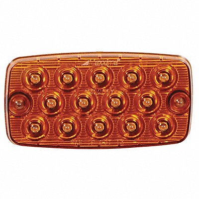 LED Marker Rectangular Amber 4-5/8 L