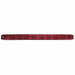 Stop Light Bar Rectangular Red 15-1/2 L