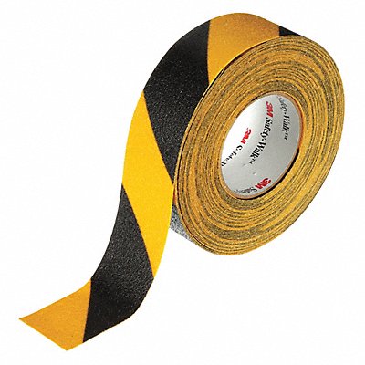 AntiSlip Tape 60 ftLx2 W BLK/YLW 60Grit