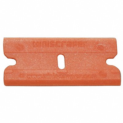 Scraper Blade Orange Plastic PK25