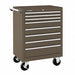 Rolling Tool Cabinet Brown Heavy Duty