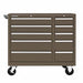 Rolling Tool Cabinet Brown Heavy Duty