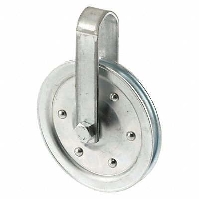 Pulley Strap and Bolt Steel Silver