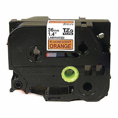 Label Tape Cartridge Blk/Orng 1-13/32 W