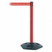 Barrier Post PVC Post Red Finish