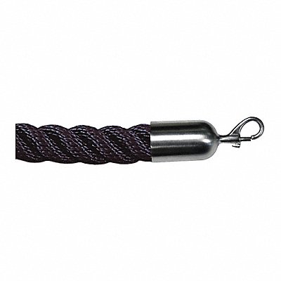 Rope Barrier Twisted Nylon Black Finish