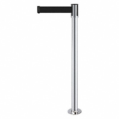 Barrier Post Metal Post Satin Chrome