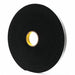 Foam Tape 1 in x 18 yd Black PK9