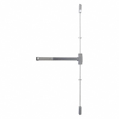 Surface Vertical Rod Satin Chrome