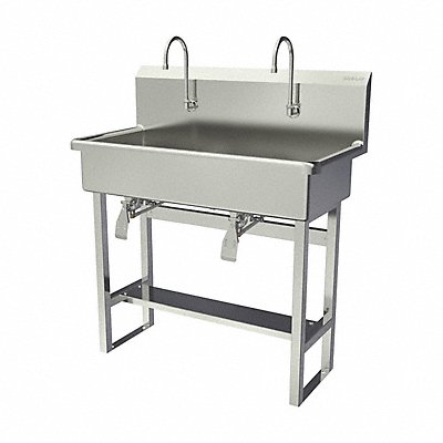 Freestanding Wash Stations with Faucets