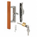 Patio Door Handle Set Dull 5/8 Cyl.