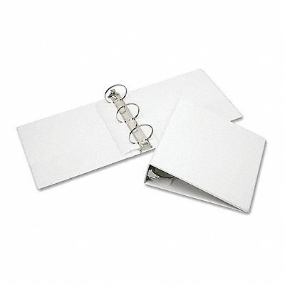 3-Ring Binder 3 White Clear Sleeve