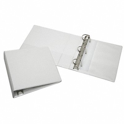 3-Ring Binder 1-1/2 White