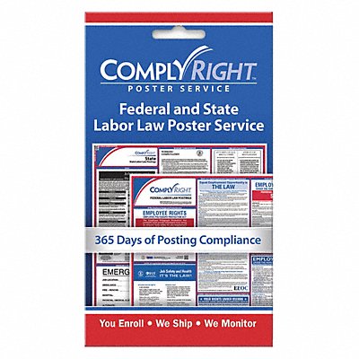 Labor Law Poster Service Card English