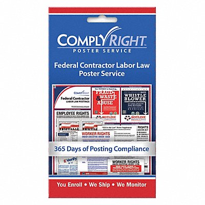Labor Law Poster Service Card English