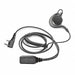 Light Duty Speaker Earhook Clip-On Black