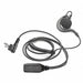 Light Duty Speaker Earhook Clip-On Black