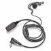 Earhook Lapel Microphone Black