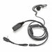 Earhook Lapel Microphone Black