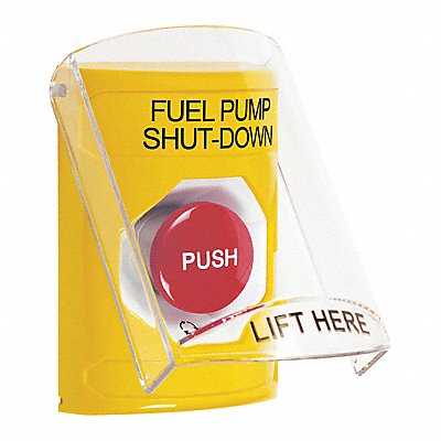 Fuel Pump Shutdown Push Button 2-7/8 D