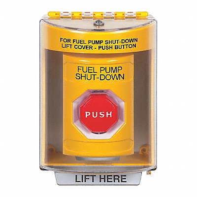 Fuel Pump Shutdown Push Button 2-7/8 D