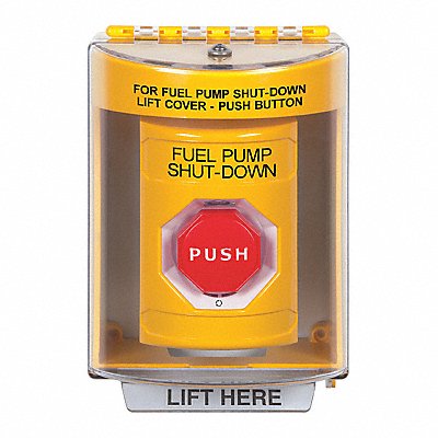 Fuel Pump Shutdown Push Button 2-7/8 D