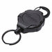 Ratcheting Key Reel Polycarbonate Black