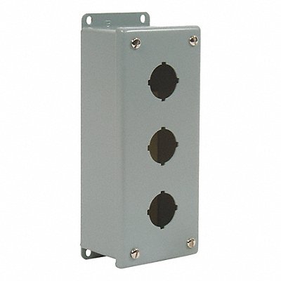 Pushbutton Enclosure 1 Column 3 Holes