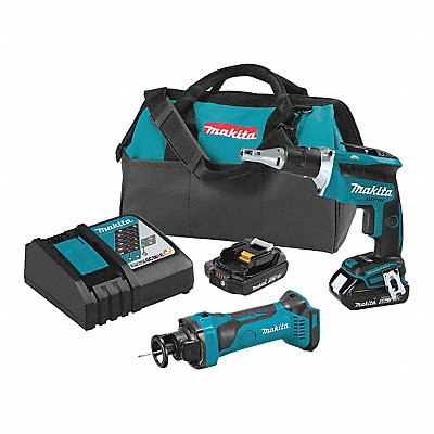 Cordless Combination Kit 2 Tools 18V DC