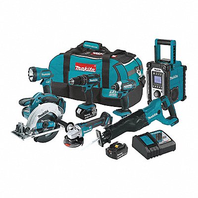 Cordless Combination Kit 7 Tools 18V DC