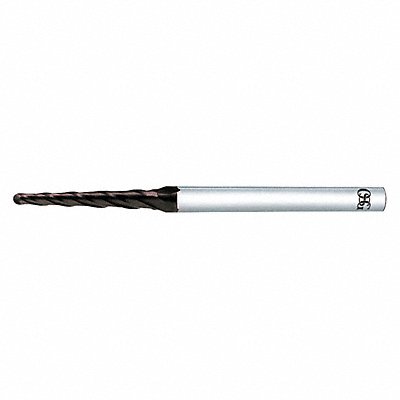 Tapered End Mill Ball Carbide 0.040 