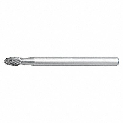 Oval Bur SE Radius End 3.00mm Carbide