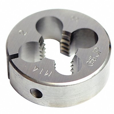 Round Threading Die #2-64 HSS