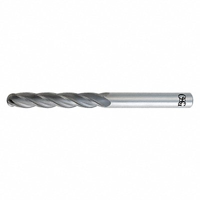 Ball End Mill Single End 3/8 Carbide