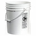 Pail Polyethylene White Open Head PK6