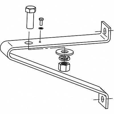 Wall/Pole Mounting Bracket 9-1/2 Lx11 W