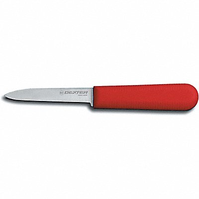 J5895 Paring Knife 3-1/4 L SS Blade Red