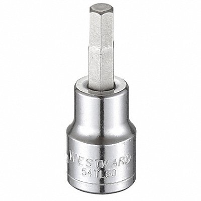 Socket Bit Steel 3/8 in TpSz 6 mm