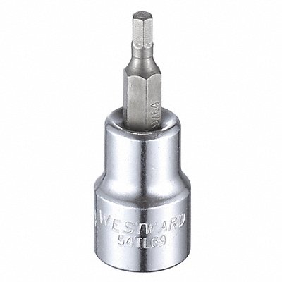 Socket Bit Steel 3/8 in TpSz 9/64 in