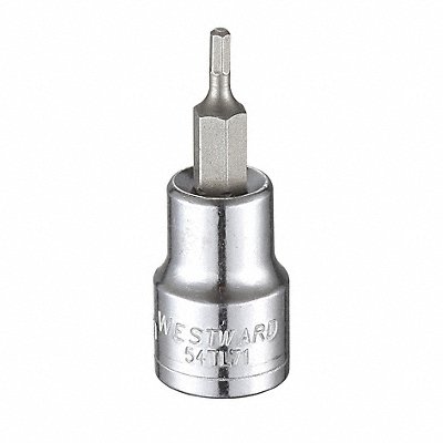 Socket Bit Steel 3/8 in TpSz 2.5 mm