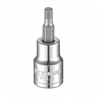 Socket Bit Steel 3/8 in TpSz 4.5 mm