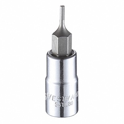 Socket Bit Steel 1/4 in TpSz 1/16 in