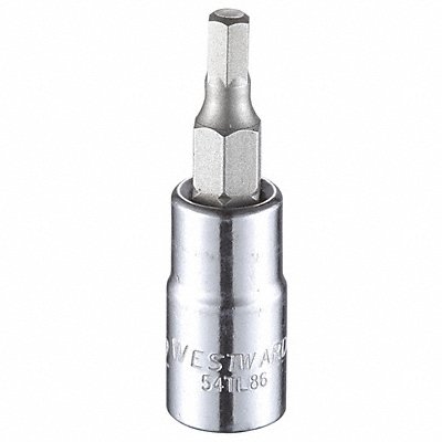 Socket Bit Steel 1/4 in TpSz 5/32 in